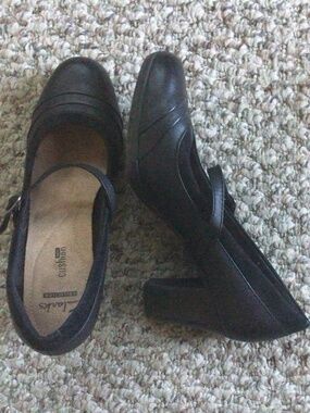 Clarks Leather Heels